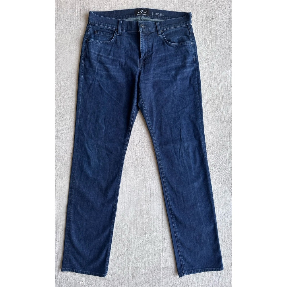 7 For All Mankind Luxe Performance Standard Jeans 34x33 Straight Casual